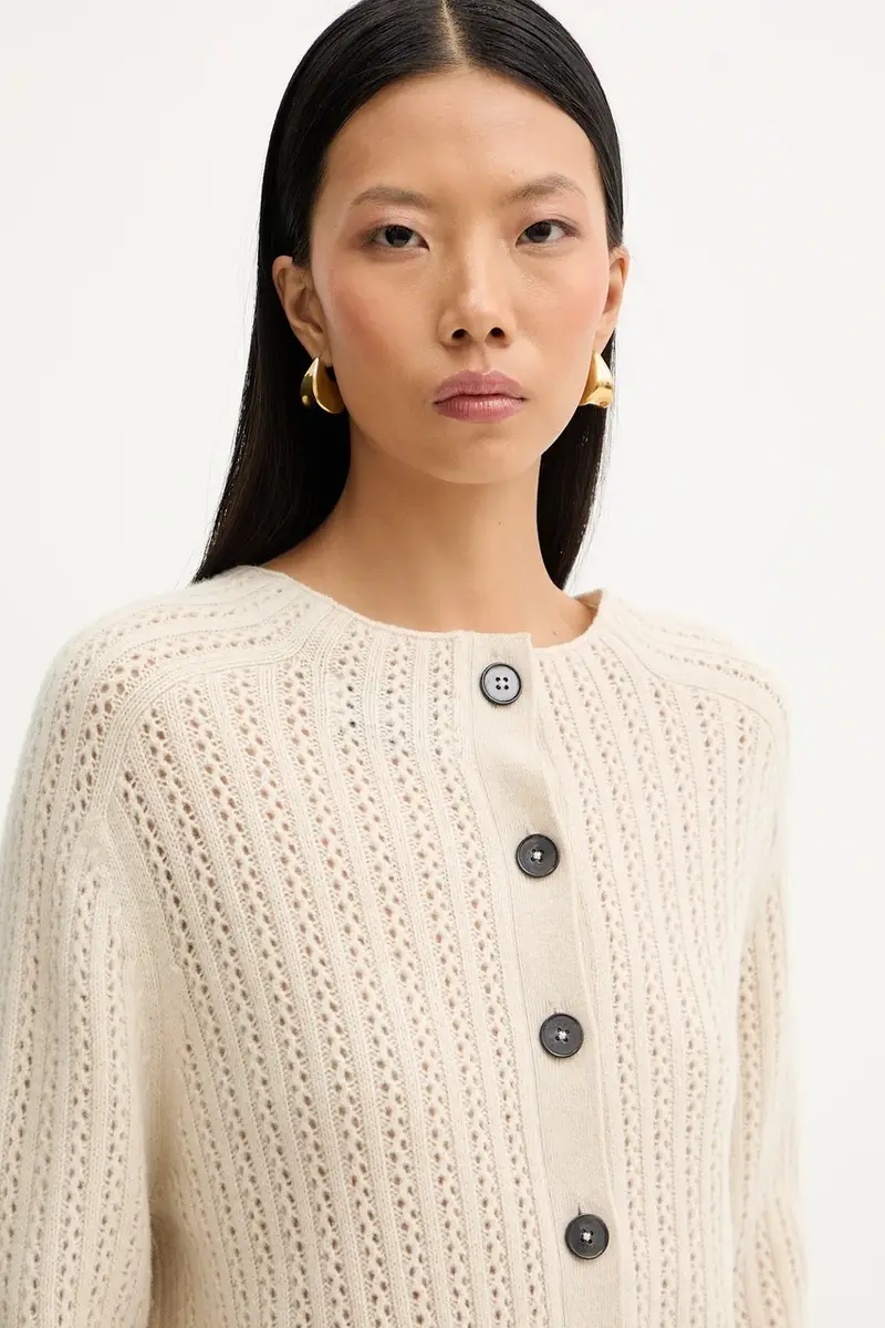 maglione in lana donna colore beige 508605460209 miniatura 4