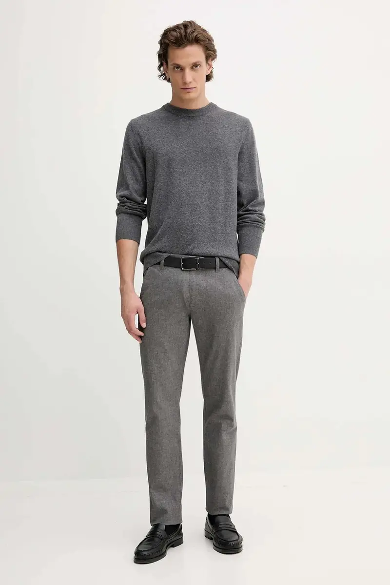 maglione in misto lana uomo colore grigio M29514460504 miniatura 2