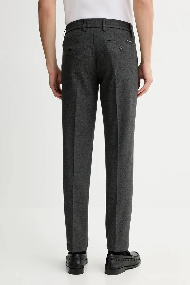 pantaloni con lana colore grigio 530022110134 miniatura 3