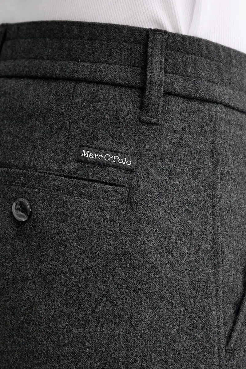 pantaloni con lana colore grigio 530022110134 miniatura 4