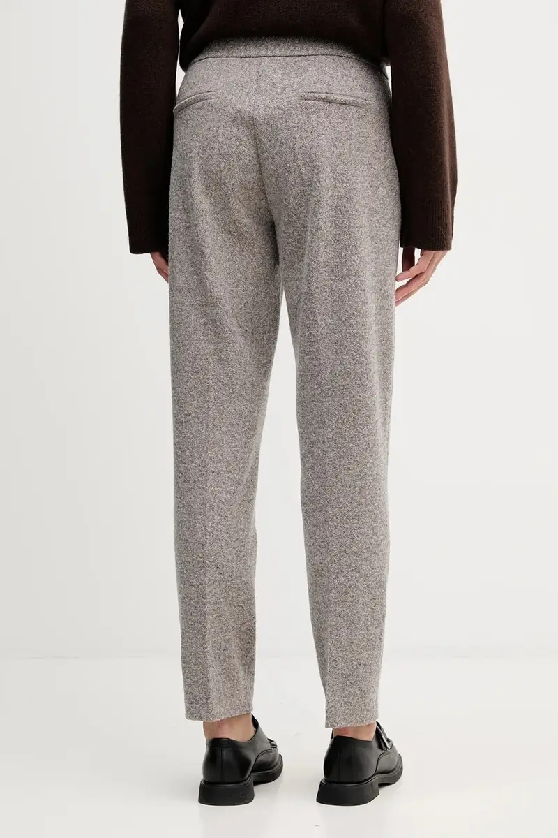 pantaloni donna colore beige 511304419051 miniatura 3