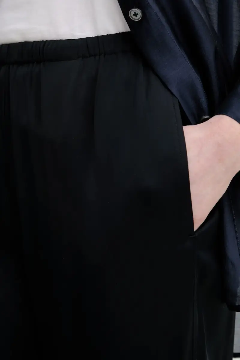 pantaloni donna colore blu navy 502132810047 miniatura 4