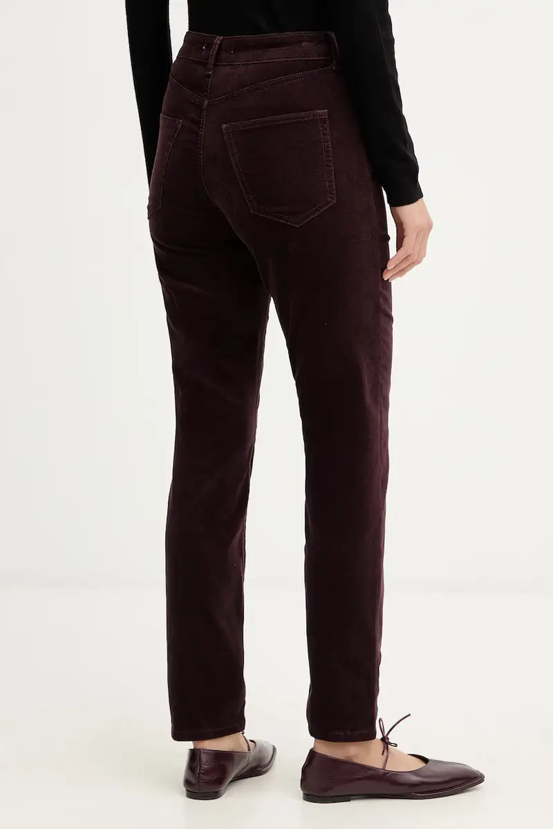 pantaloni donna colore granata 511096811111 miniatura 3