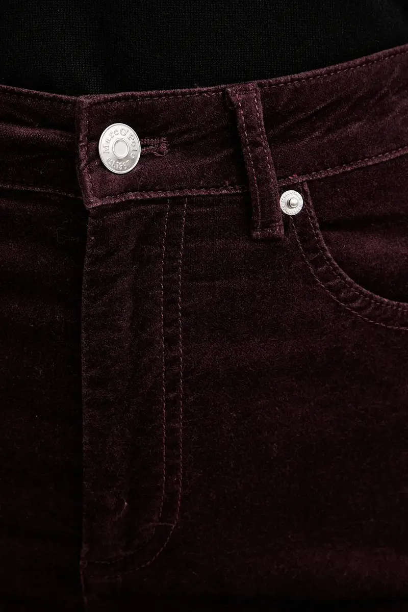 pantaloni donna colore granata 511096811111 miniatura 4