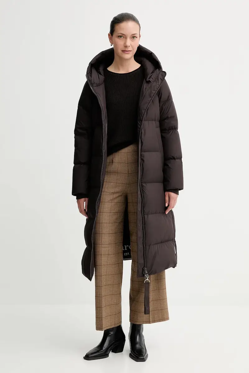 pantaloni donna colore marrone 508026210423 miniatura 2