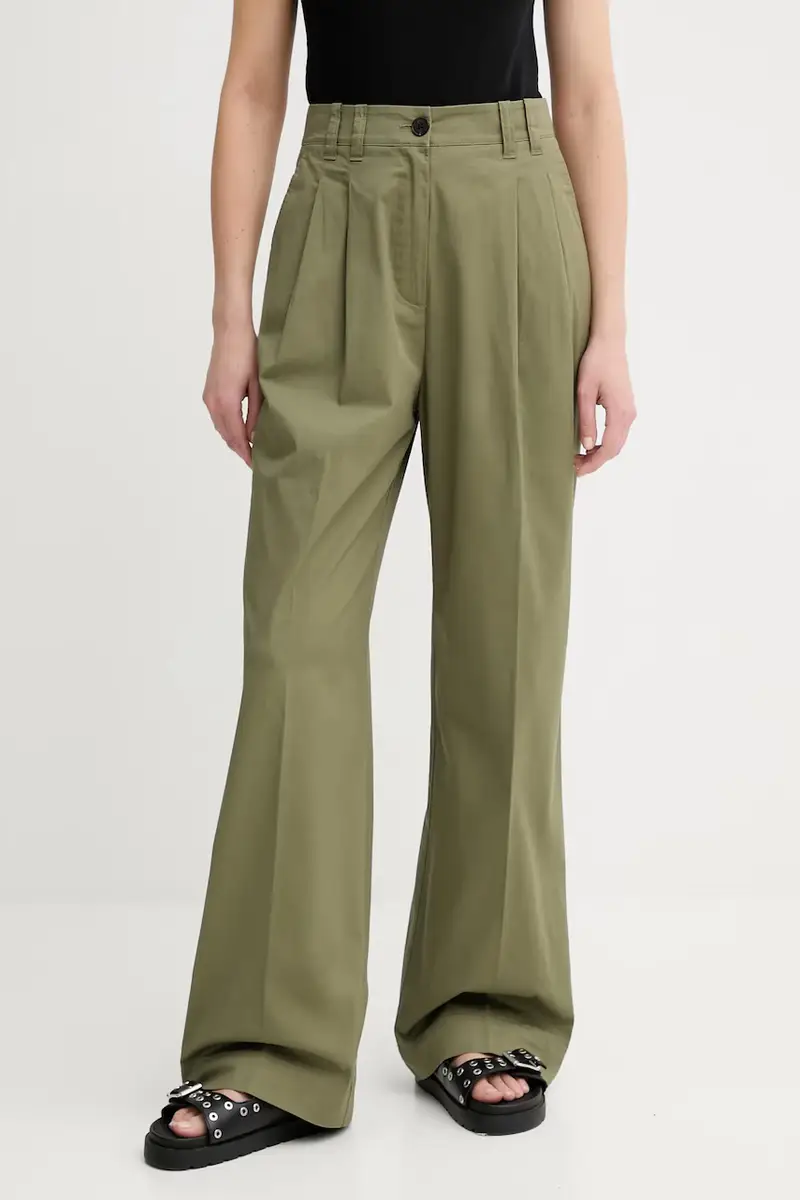 pantaloni donna colore verde 506034110105