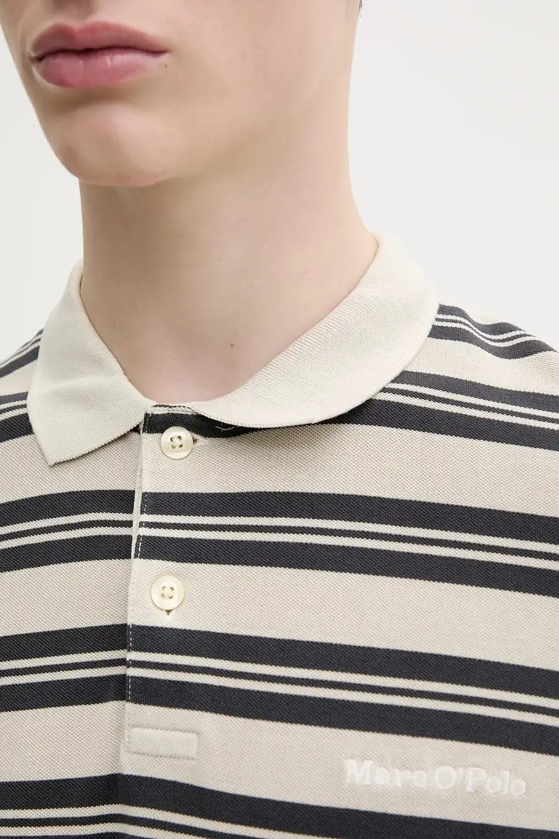 Marc O'Polo Polo Uomo Beige 3292046 miniatura 5