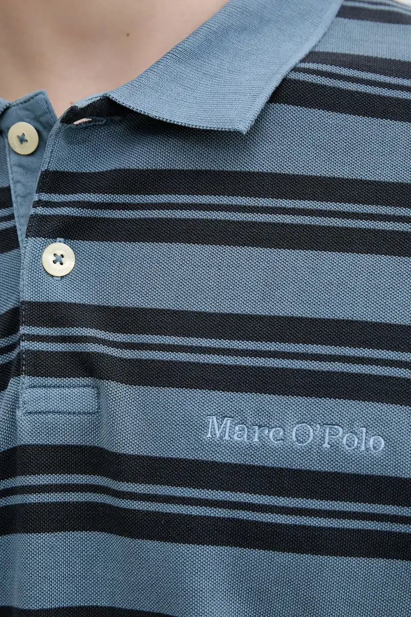 Marc O'Polo Polo Uomo Blu 3312449 miniatura 5