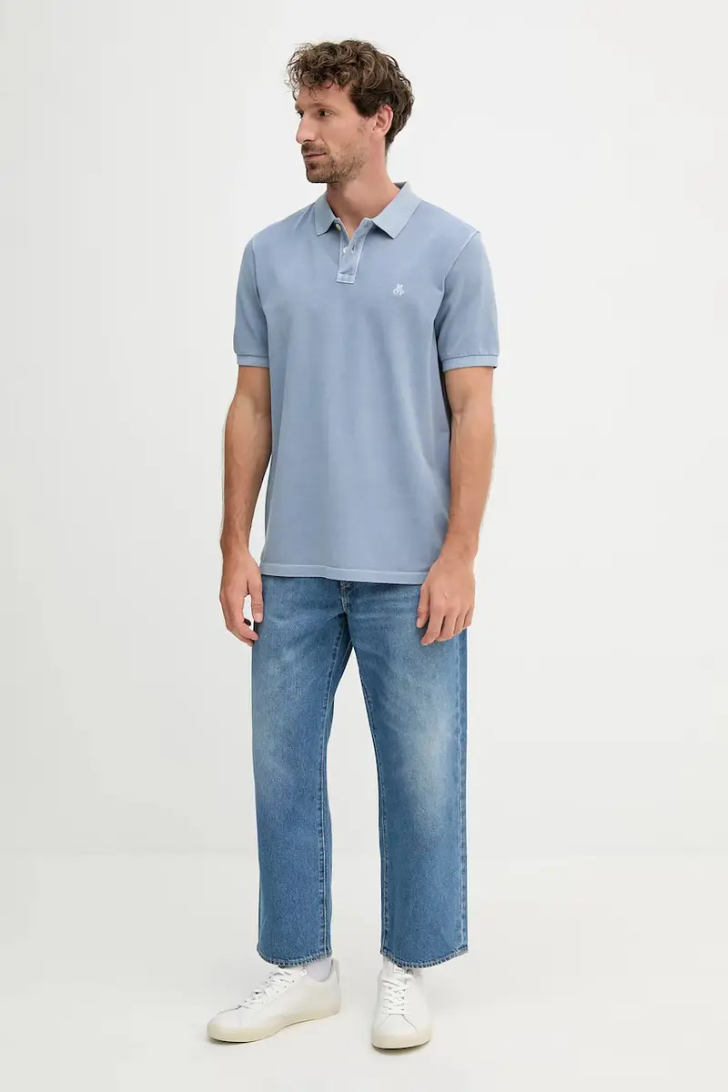 Marc O'Polo Polo Uomo Blu 3580859 miniatura 2