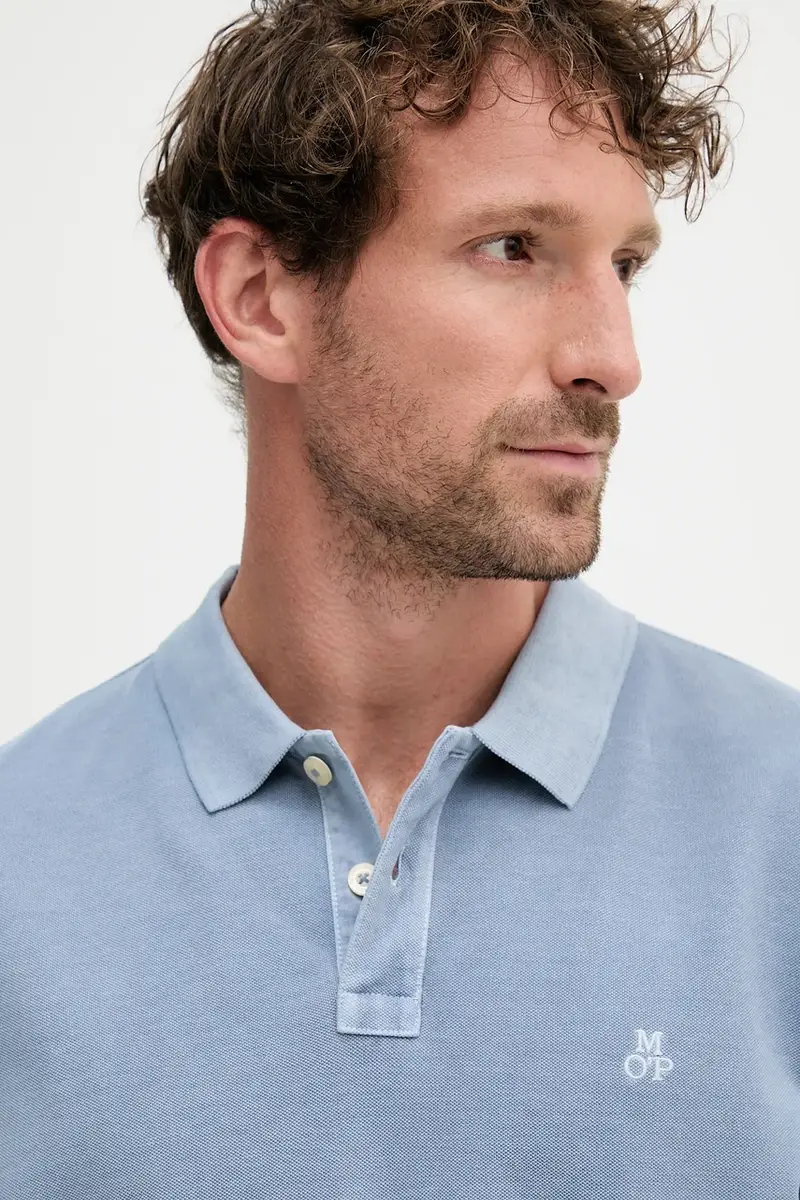 Marc O'Polo Polo Uomo Blu 3580859 miniatura 4