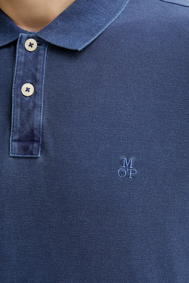 Marc O'Polo Polo Uomo Blu 3841503 miniatura 5