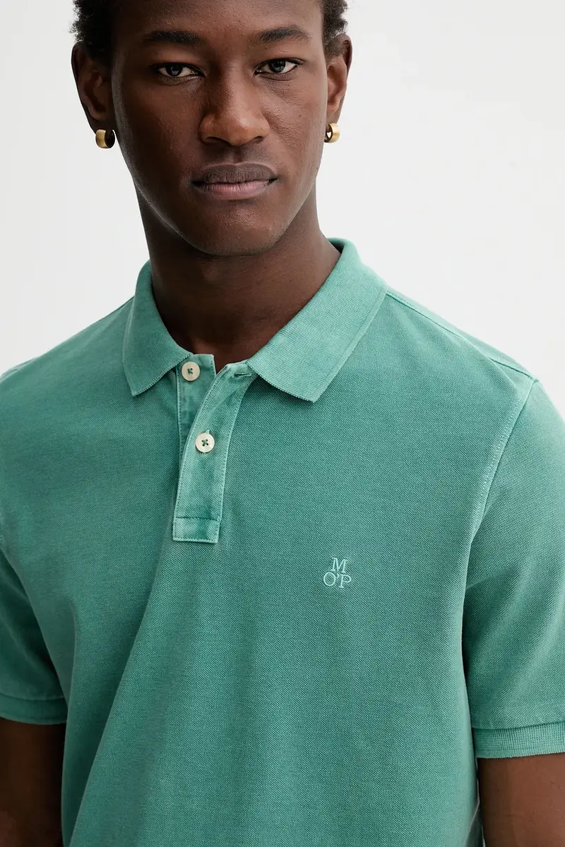 Marc O'Polo Polo Uomo Verde 3849191 miniatura 4