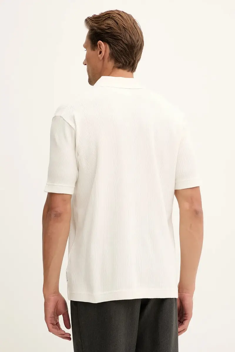 Marc O'Polo Polo Uomo Beige 3573215 miniatura 3