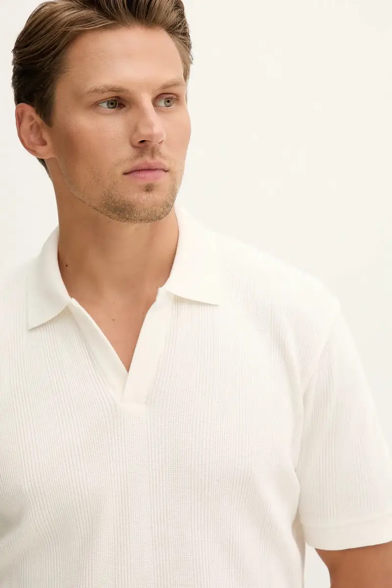 Marc O'Polo Polo Uomo Beige 3573215 miniatura 4