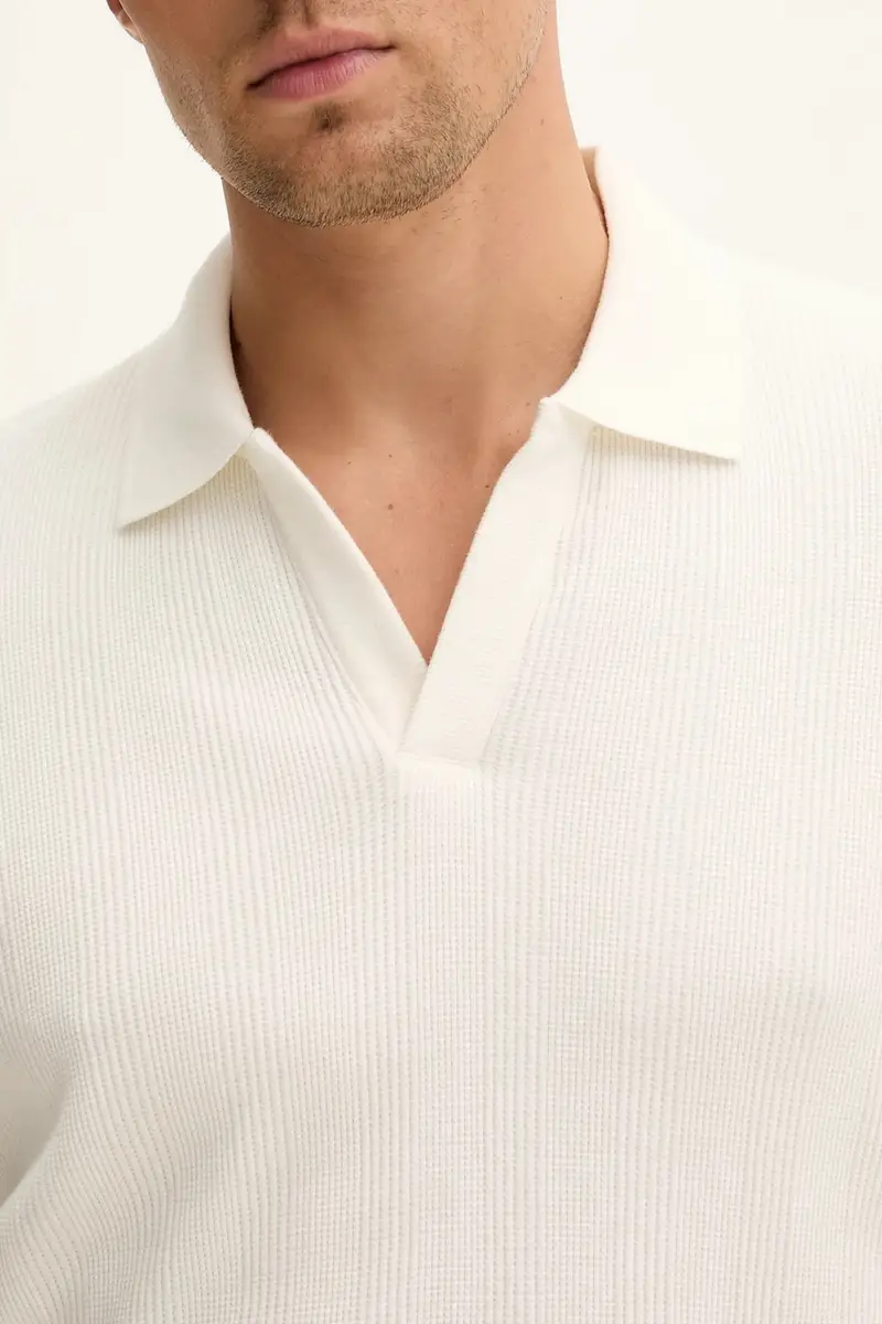 Marc O'Polo Polo Uomo Beige 3573215 miniatura 5