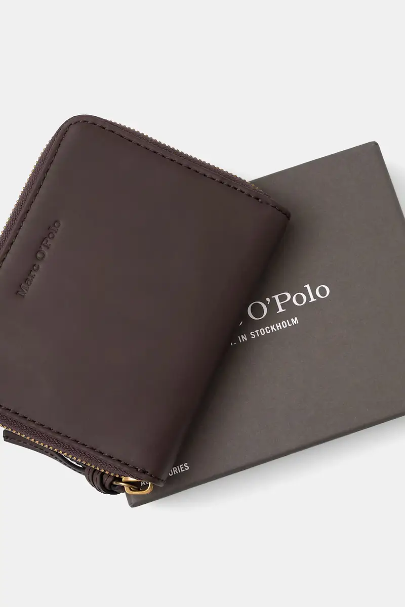 portafoglio in pelle donna colore marrone 5000007855 miniatura 4