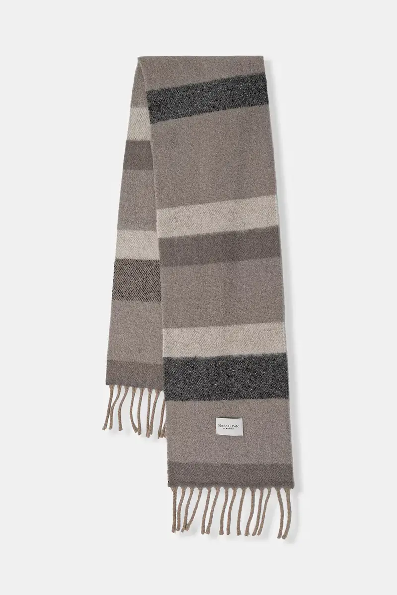 scialle con lana colore beige 510810502113