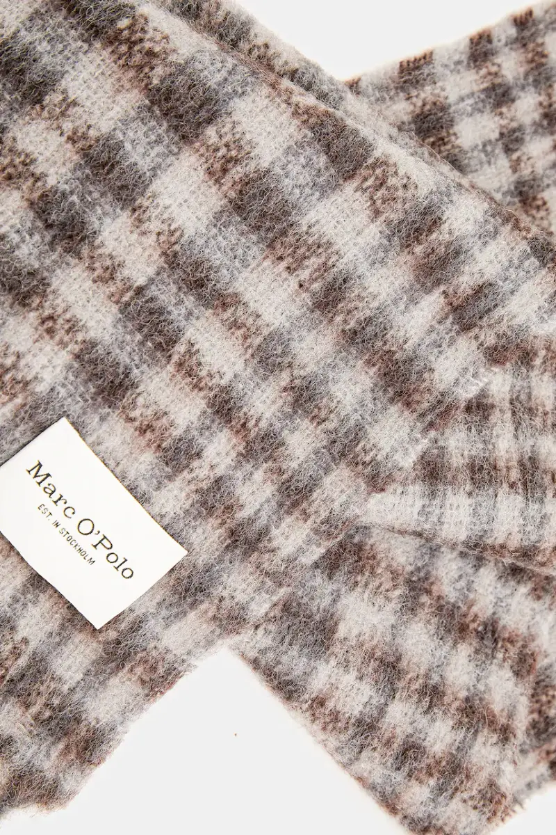 scialle con lana colore marrone 510811302225 miniatura 3