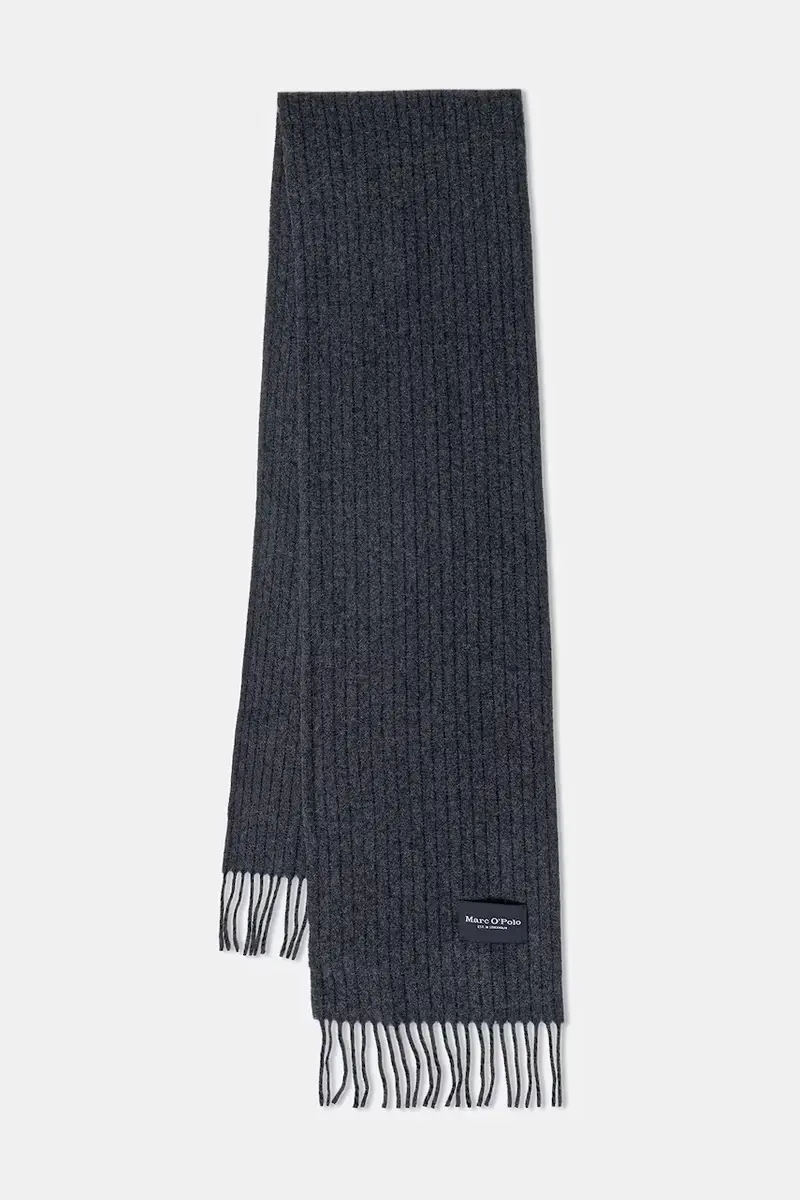 sciarpa in lana uomo colore grigio 530805102048