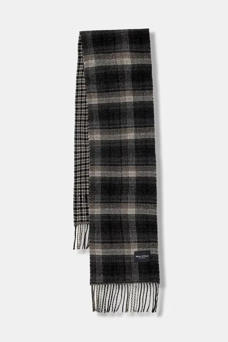 sciarpa in lana uomo colore grigio 530811002038