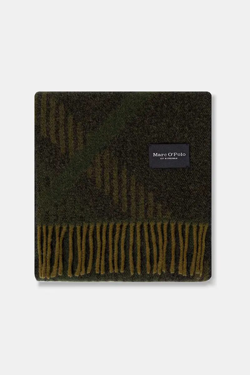 sciarpa in lana uomo colore verde 529805102008 miniatura 2