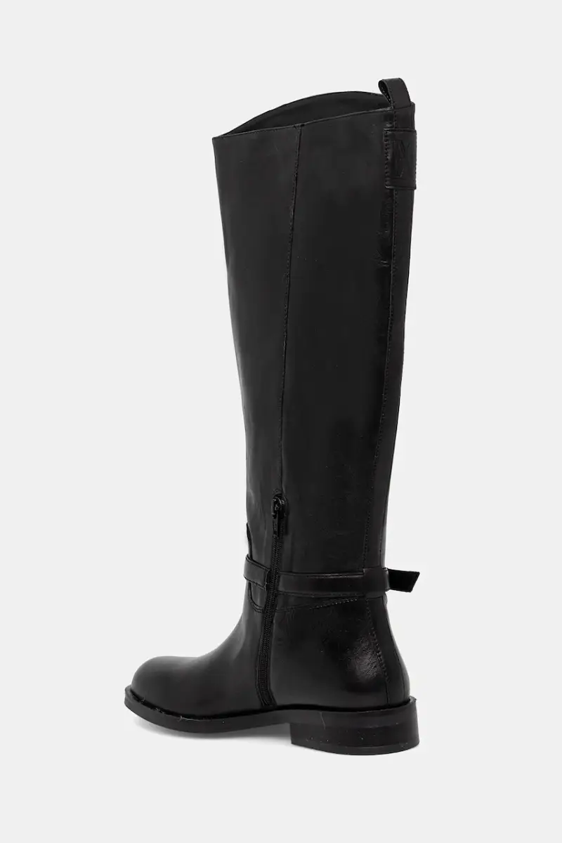 stivali in pelle Enza donna colore nero 50819088001100 miniatura 3