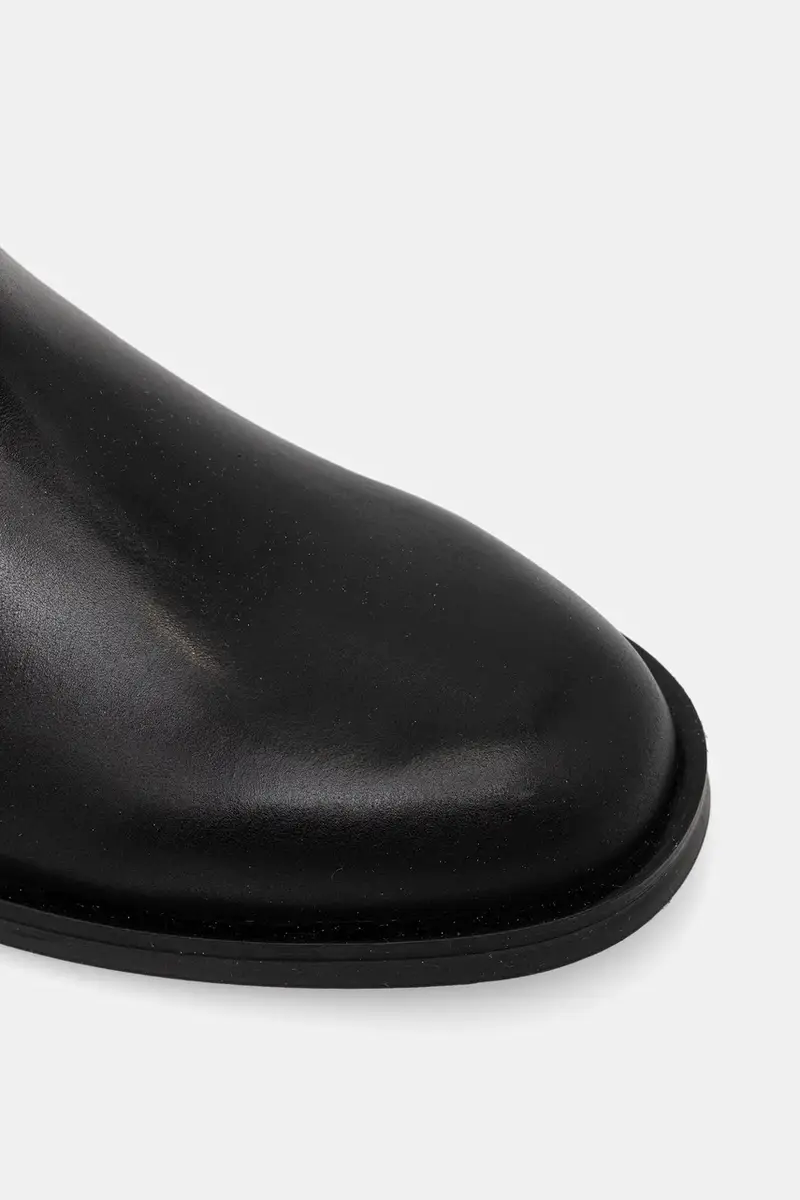 stivali in pelle Enza donna colore nero 50819088001100 miniatura 4