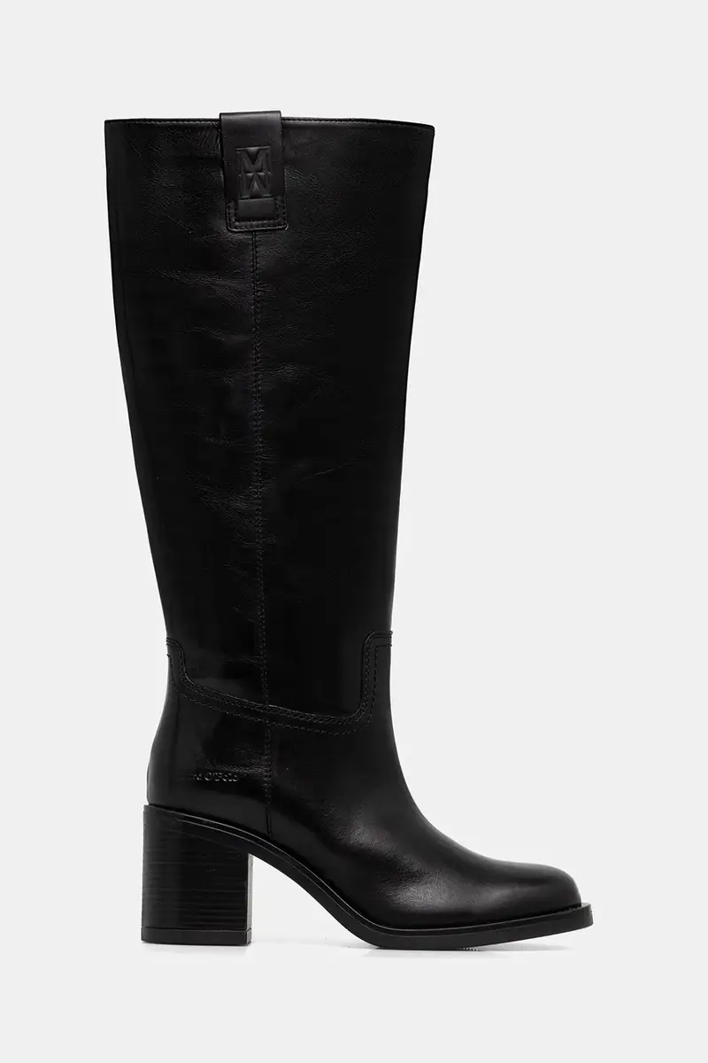 stivali in pelle Sabrina Nero miniatura 2