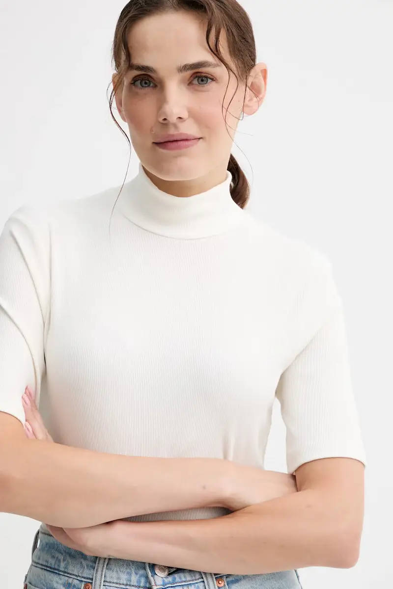 Marc O'Polo Polo Donna Beige 3423489 miniatura 4