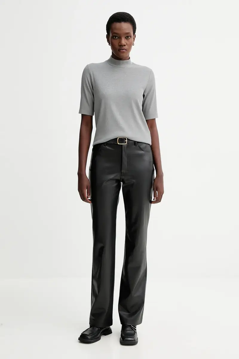 Marc O'Polo Polo Donna Grigio 3770560 miniatura 2