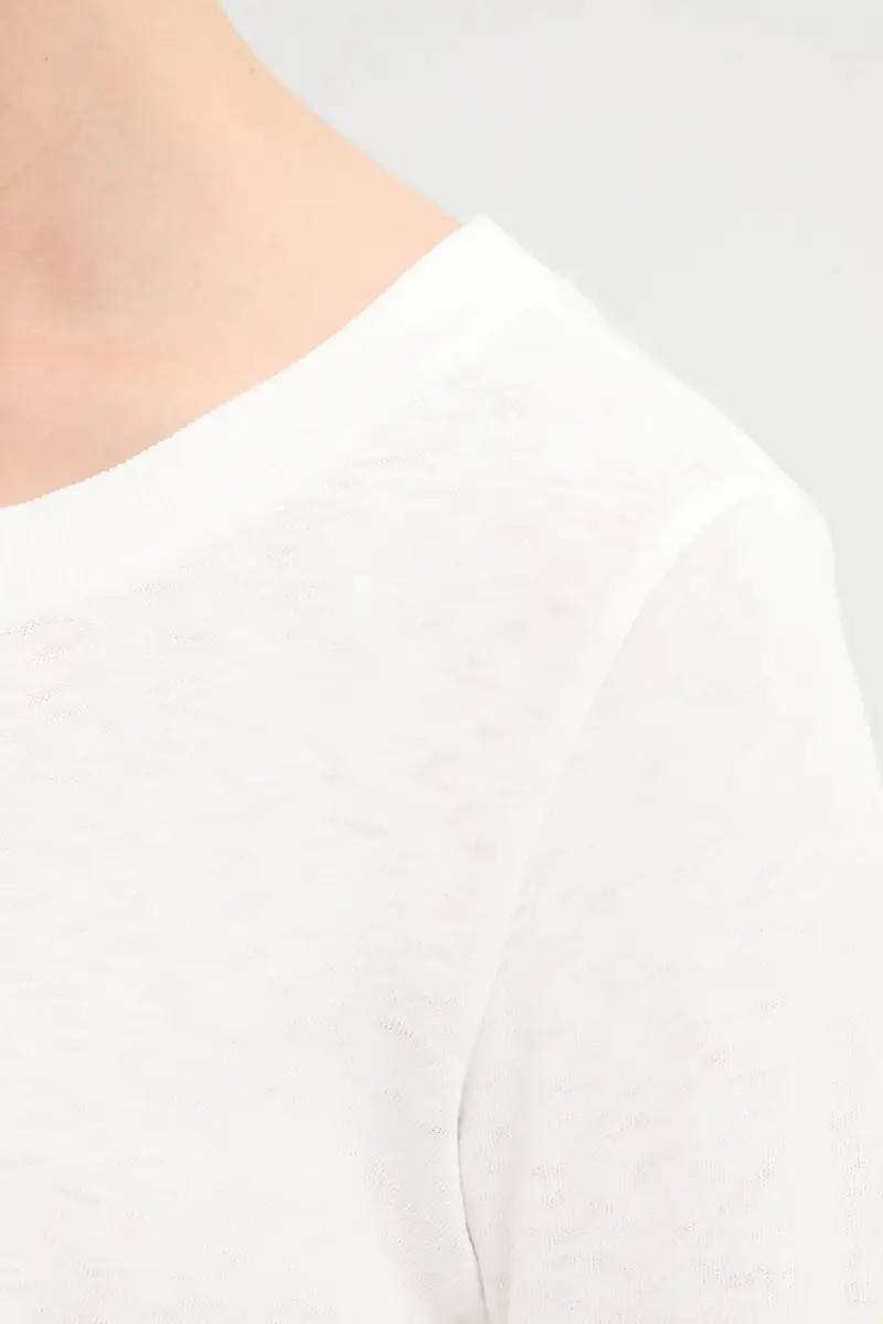 top a maniche lunghe in cotone colore beige 5000007048 miniatura 5