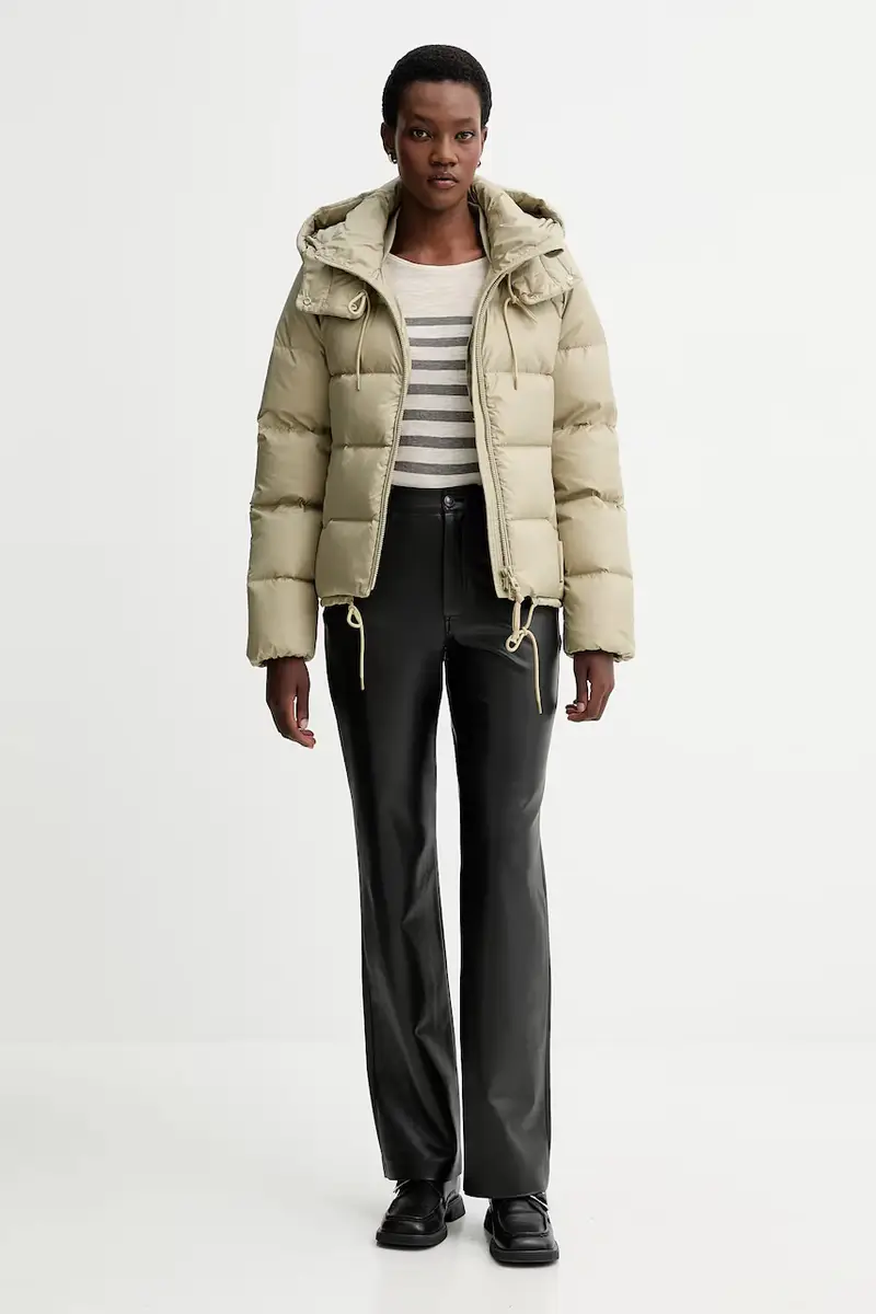 top a maniche lunghe in cotone colore beige 510219652597 miniatura 2