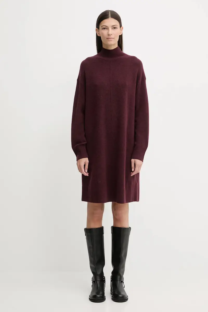 vestito con lana colore granata 5000007471 miniatura 2