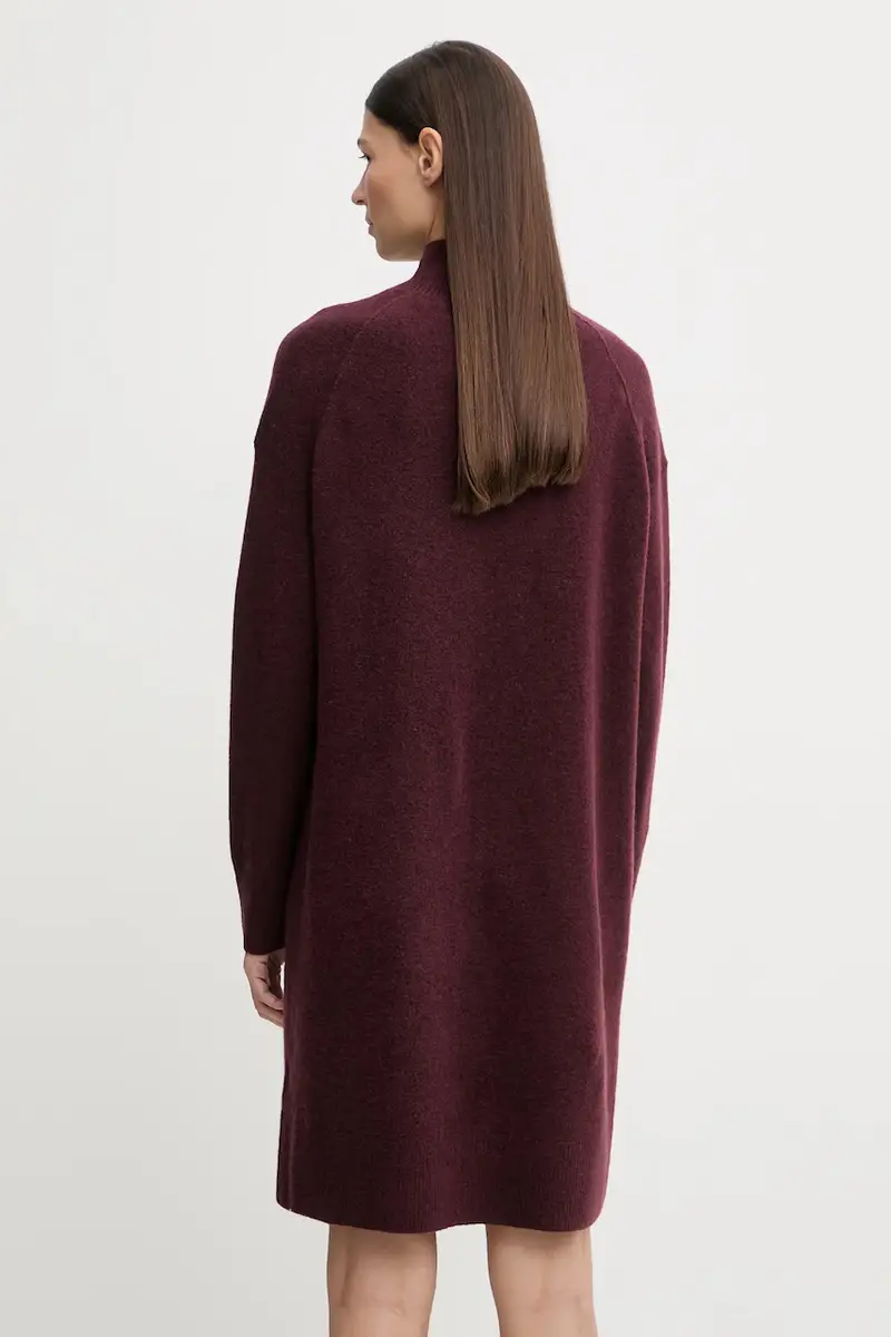 vestito con lana colore granata 5000007471 miniatura 3