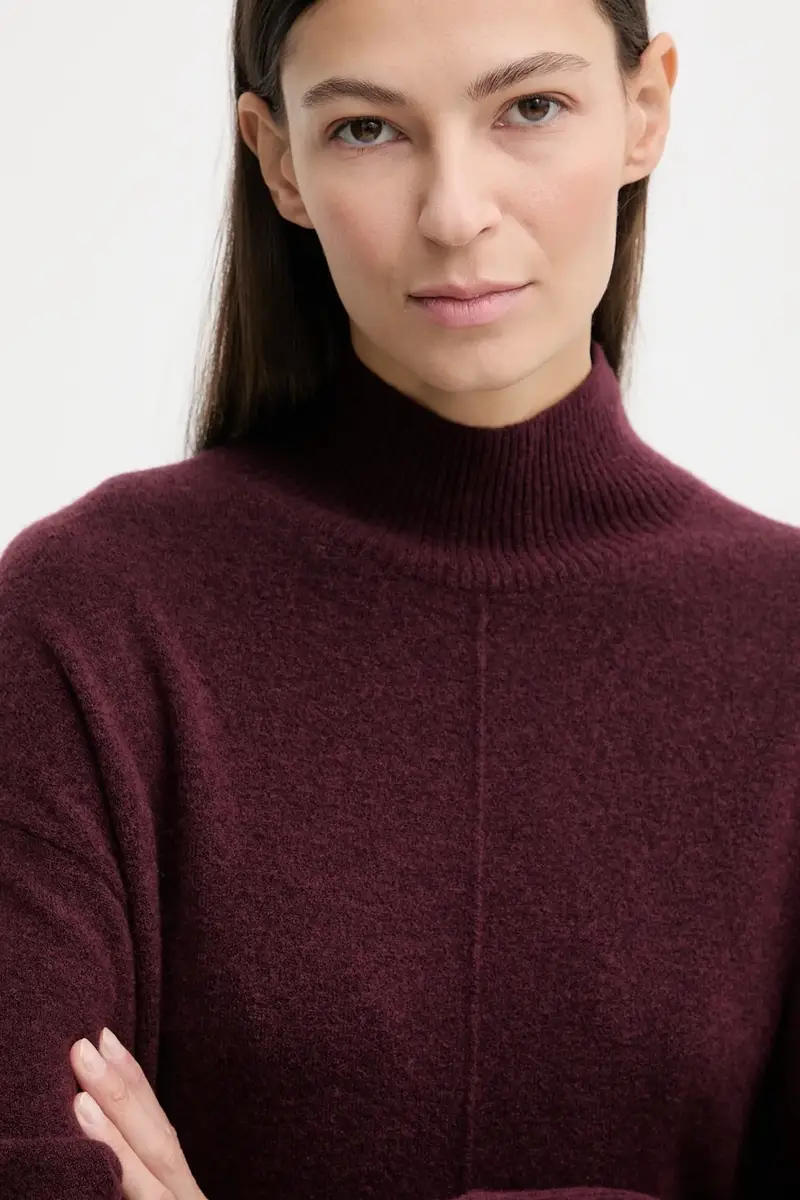 vestito con lana colore granata 5000007471 miniatura 4