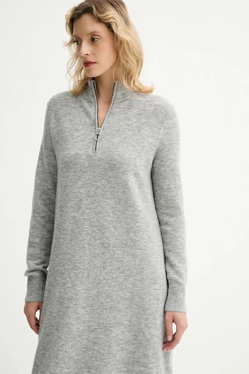 vestito con lana colore grigio 5000006932 miniatura 4