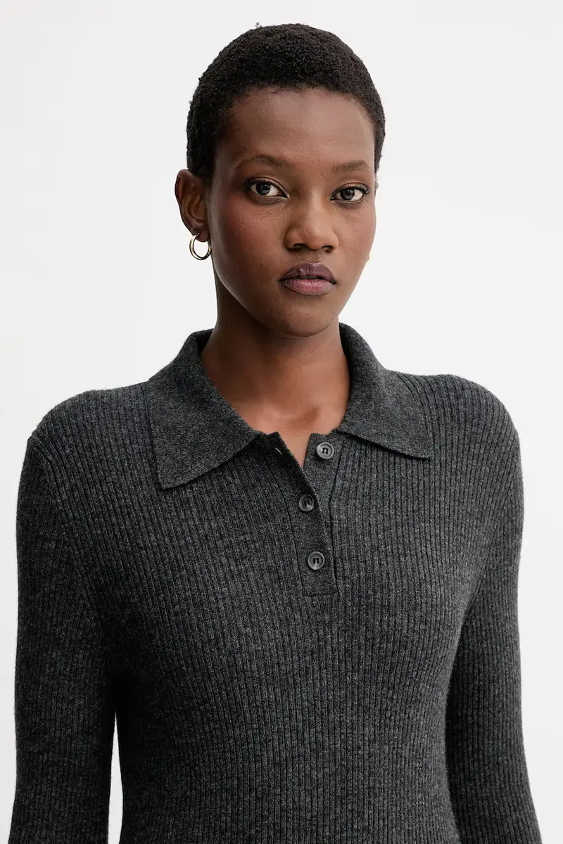 vestito con lana colore grigio 5000006940 miniatura 4