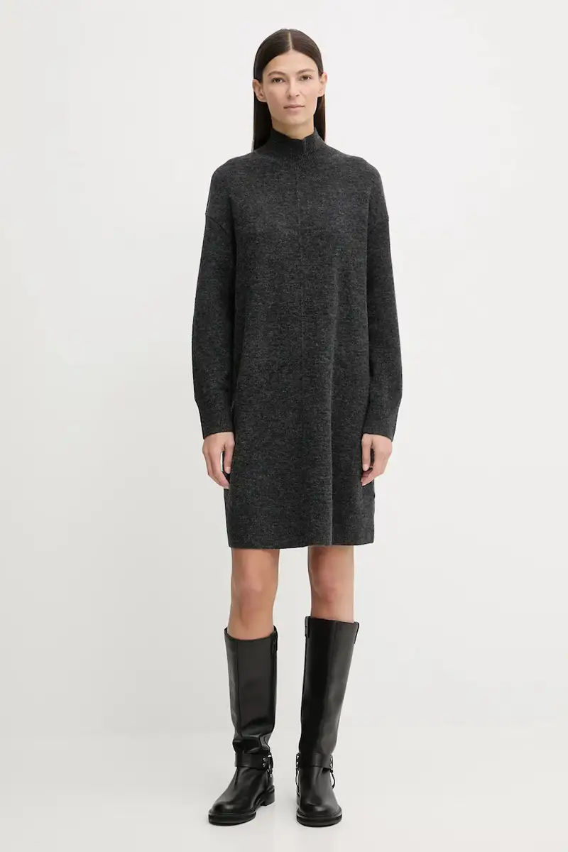vestito con lana colore grigio 5000007471 miniatura 2