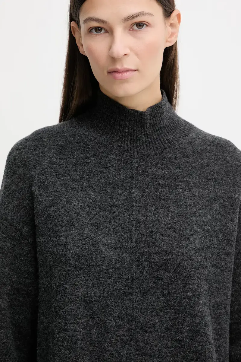 vestito con lana colore grigio 5000007471 miniatura 4