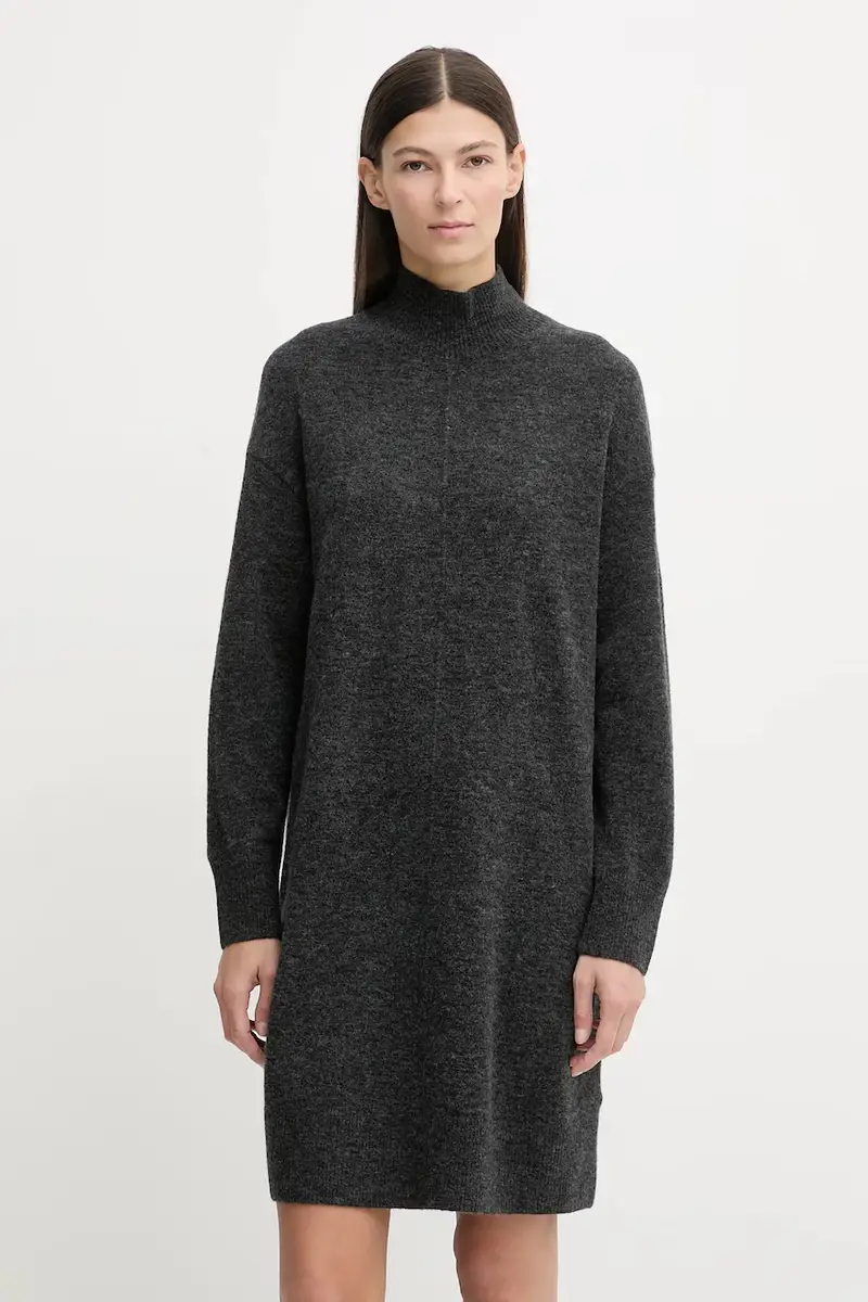 vestito con lana colore grigio 5000007471