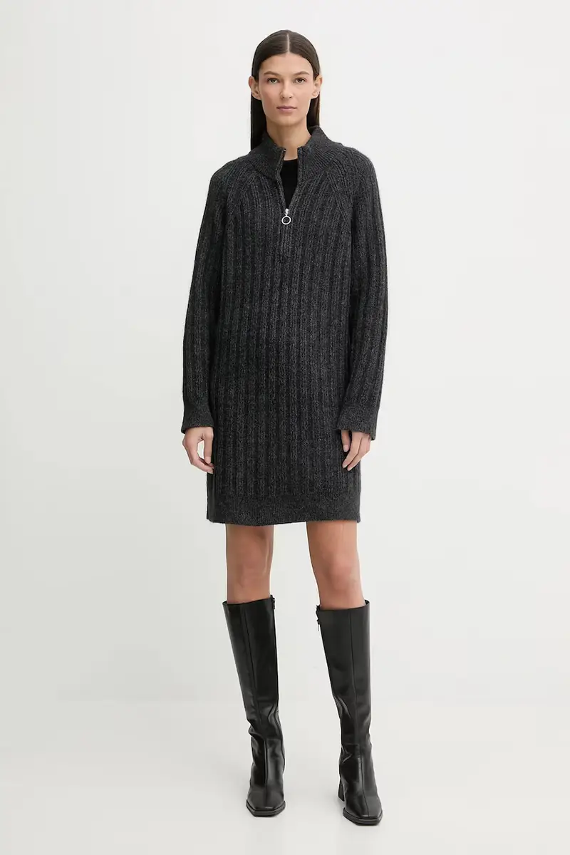 vestito con lana colore grigio 5000007477 miniatura 2