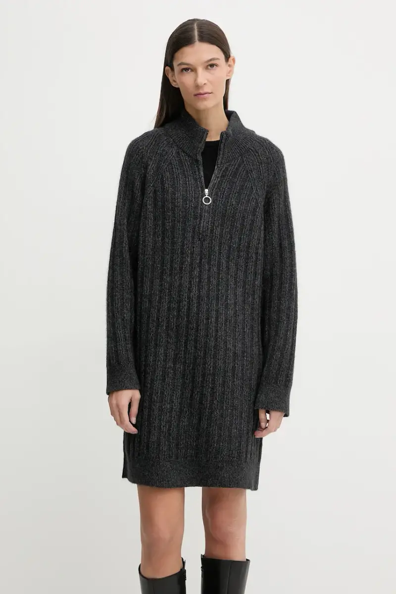 vestito con lana colore grigio 5000007477
