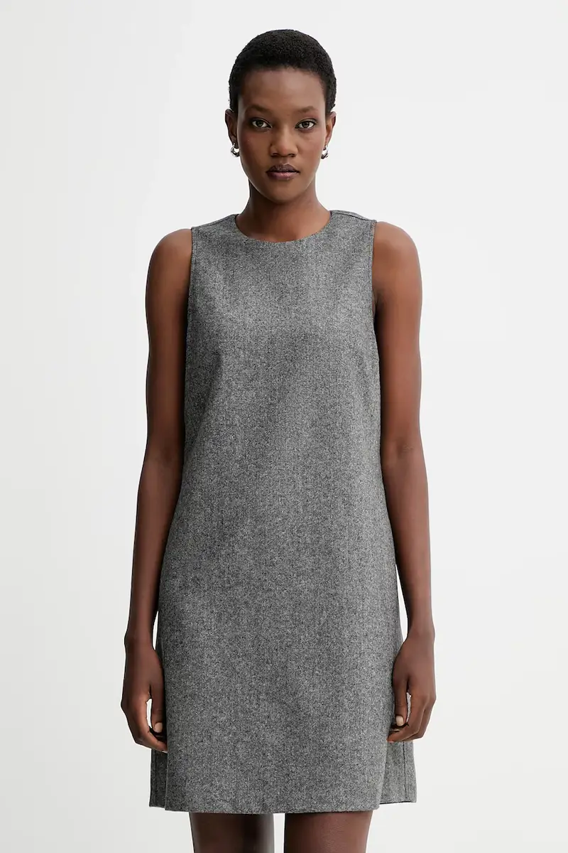 vestito con lana colore grigio 509015821331