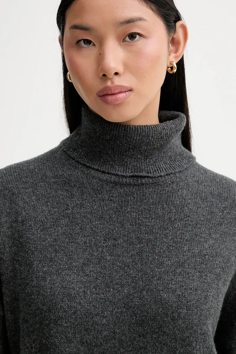 vestito con lana Grigio miniatura 4