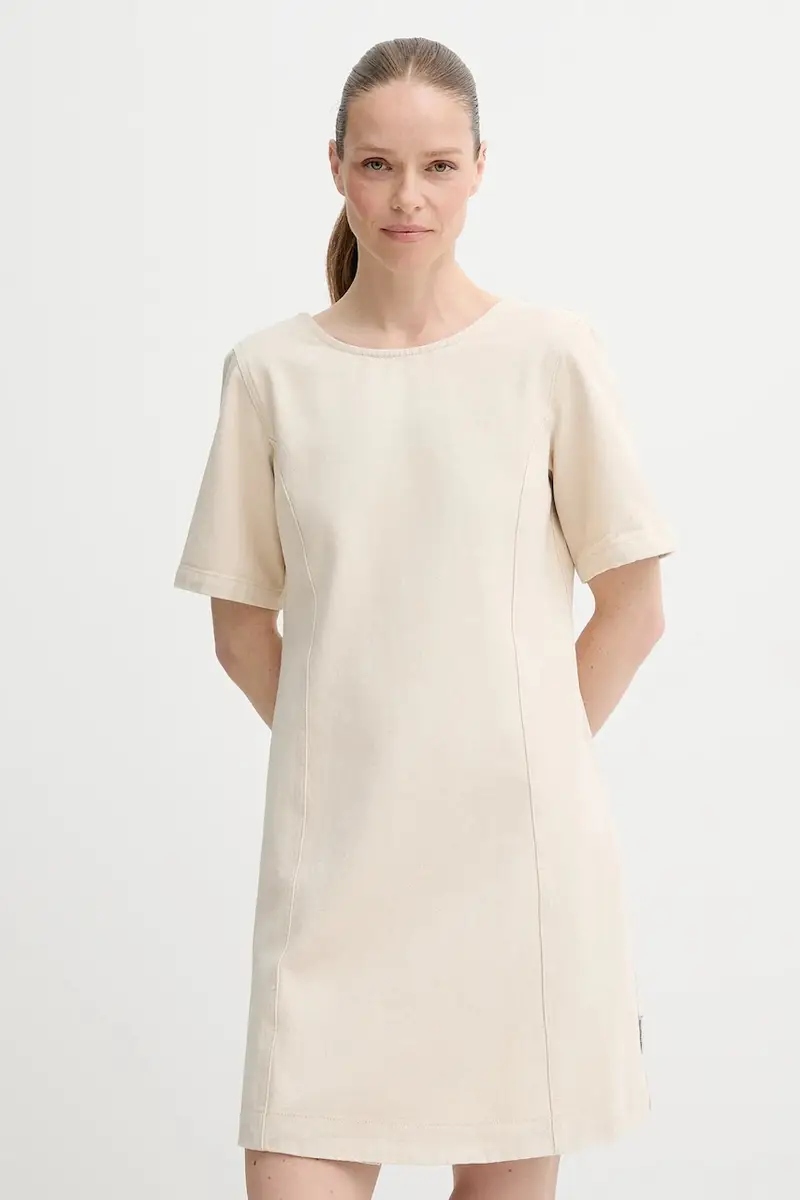 vestito di jeans colore beige 5000006784