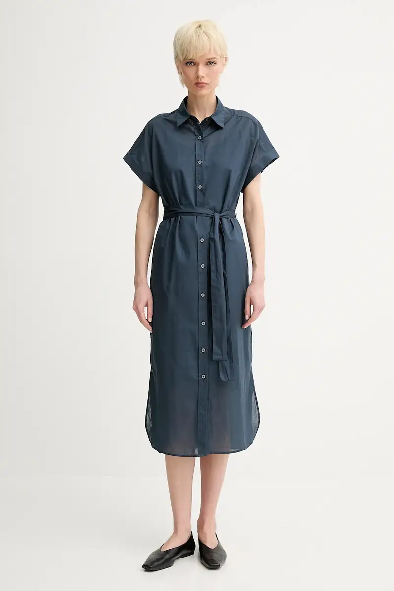 vestito in cotone colore blu 504081121147