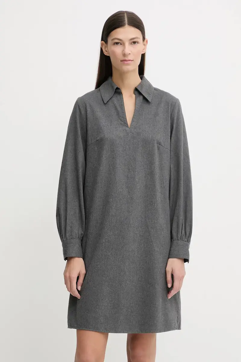 vestito in cotone colore grigio 510089621497