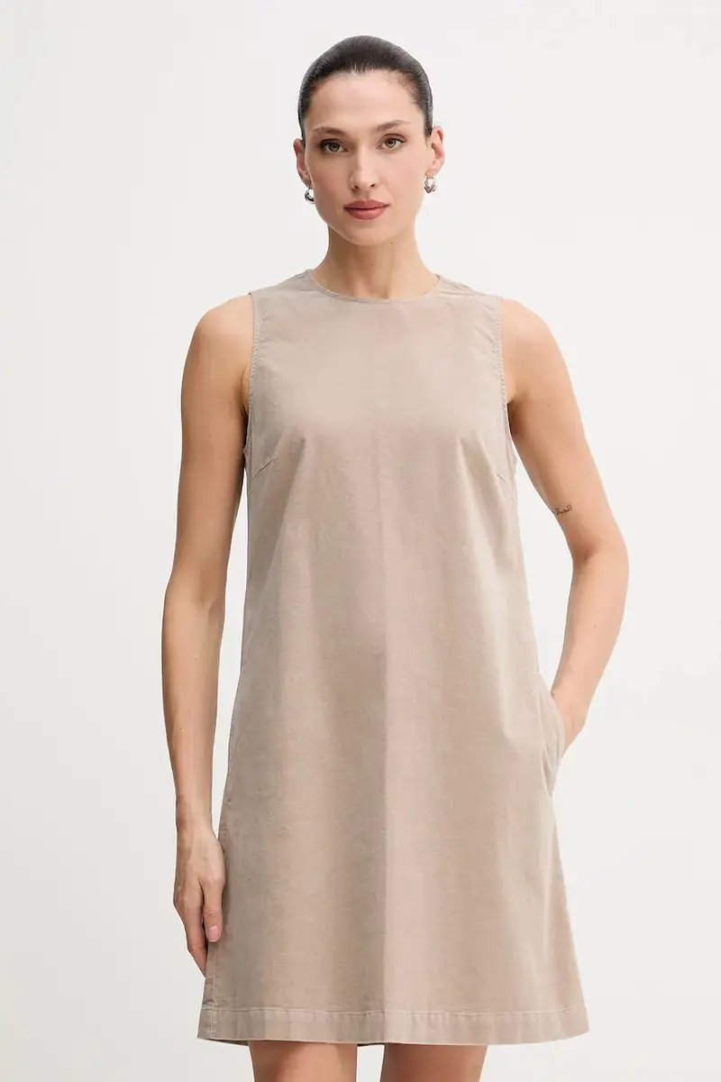 vestito in velluto colore beige 511096821331