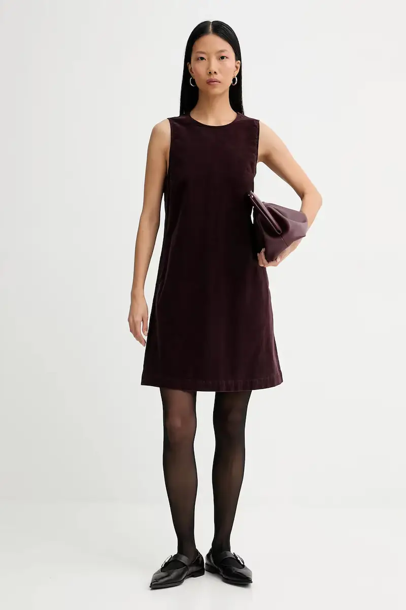 vestito in velluto colore rosso 511096821331 Granata miniatura 2