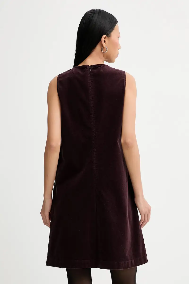 vestito in velluto colore rosso 511096821331 Granata miniatura 3